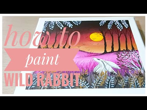 How to paint wild rabbit