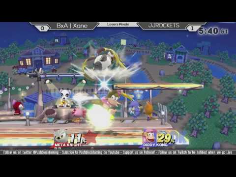 eXposed (Wii U) - BxA | Xane (Meta Knight,Cloud) vs JJROCKETS(Diddy) - Top 32 Loser's Finals