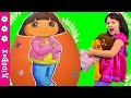 DORA GIANT EGG Dora The Explorer Dora And Friends World S Biggest Egg Updated