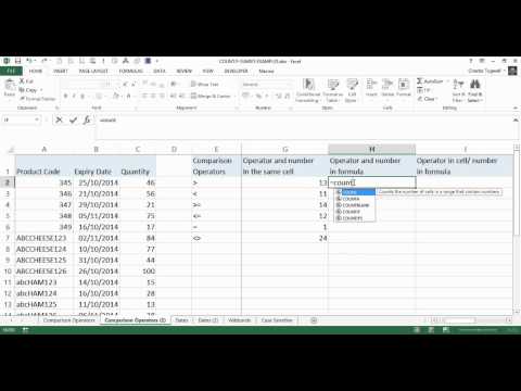 Wildcard Syntax for COUNTIFS and SUMIFS Functions