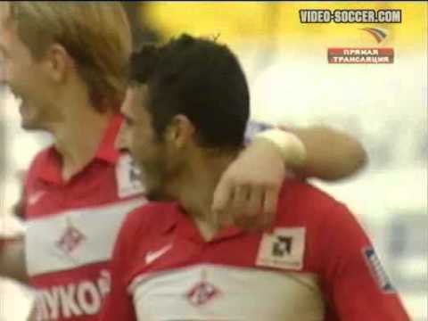 Гол Баженова в касание с острого угла