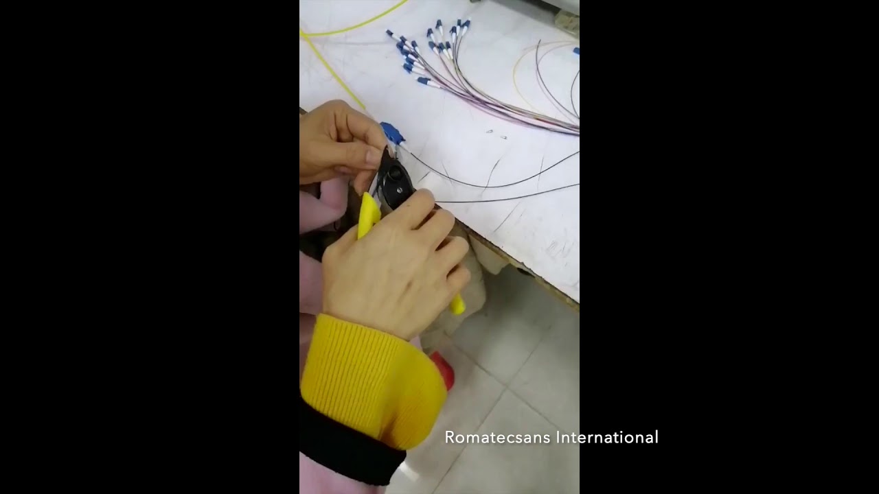 Romatecsans Pigtails LC UPC 12 Color Insertion Loss test