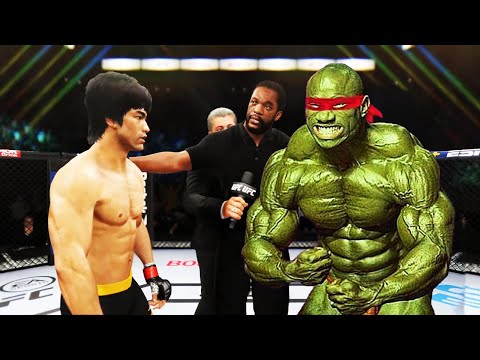 PS5 | Bruce Lee vs. Turtle Mutant (EA Sports UFC 4)
