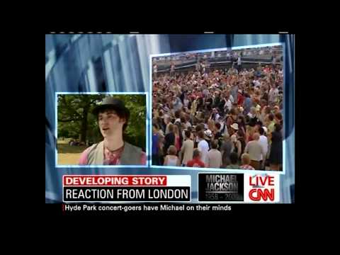 Michael Jackson CNN World-Wide Tribute Rudy Vaughn Interview