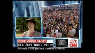 Michael Jackson CNN World-Wide Tribute Rudy Vaughn Interview