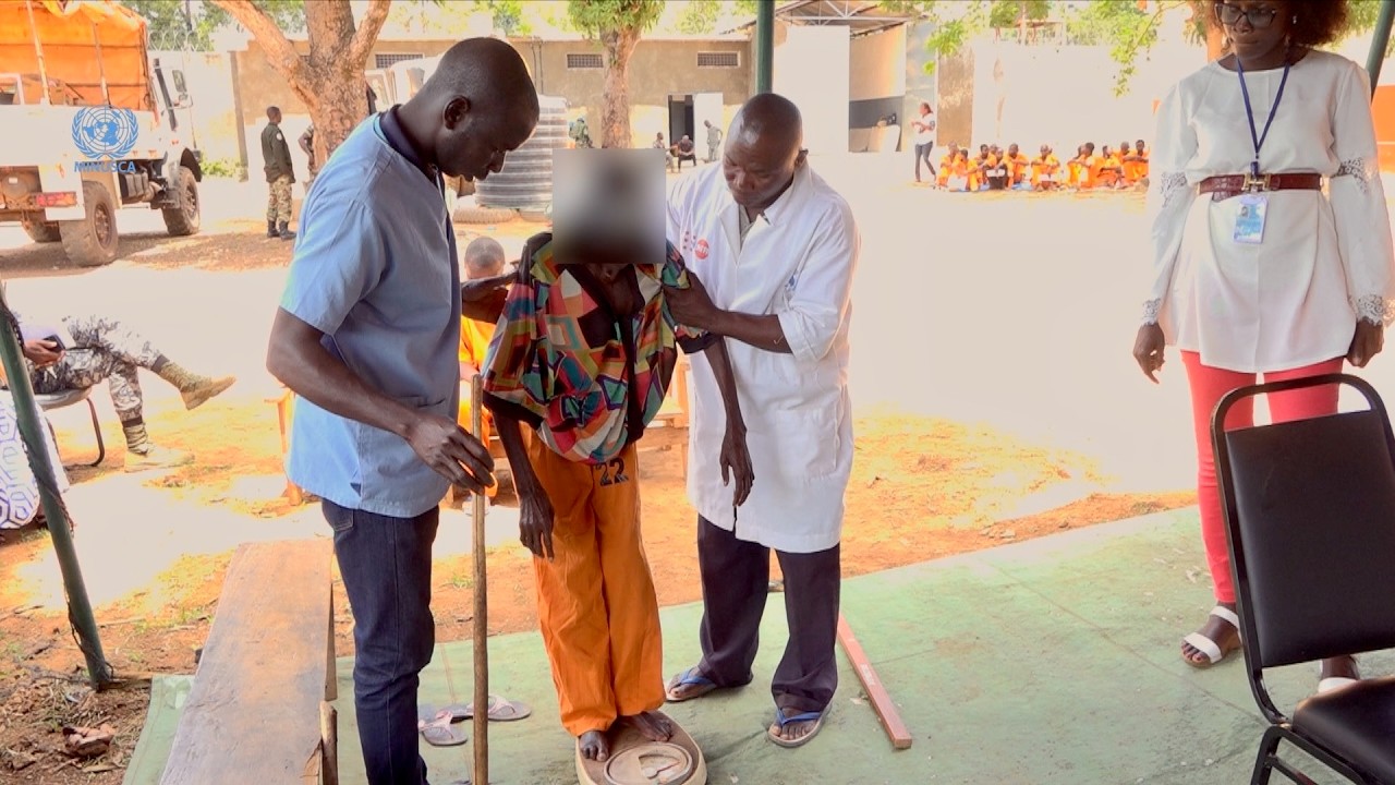 Campagne médicale à la Maison d'arrêt de Sibut