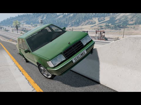 Loss of Control Car Crashes 64 - BeamNG Drive