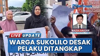 Geruduk Markas Polresta Pati, Warga Sukolilo Tuntut Polisi Segera Tangkap Pelaku Pembunuhan Damas