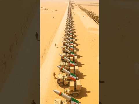 Iran Launches Hundreds of Hypersonic Missiles at Israel – Destruction Begins #iran #israel #shorts
