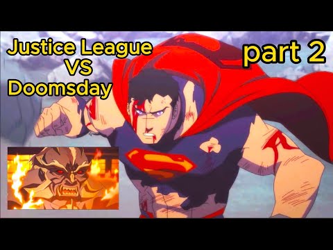 Justice League VS Doomsday Part2 DCAMU Most Brutal Fight! | The Death Of Superman