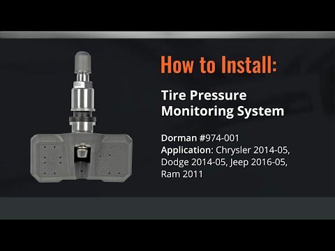 Dodge & Chrysler Tire Pressure Monitor Sensor Relearn Video by Dorman Products