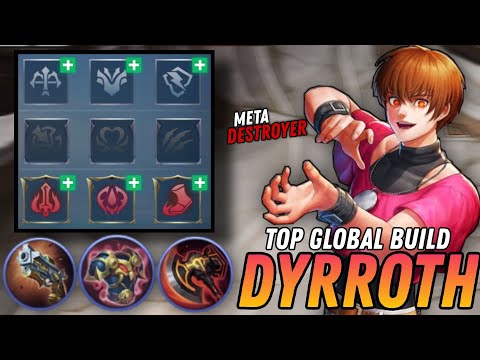 DYRROTH BUILD AND EMBLEM 2022 | DYRROTH BEST BUILD 2022 - MOBILE LEGENDS