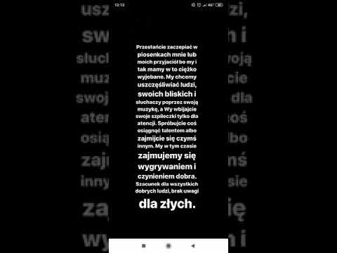 Będoes ostro o wersie Filipka