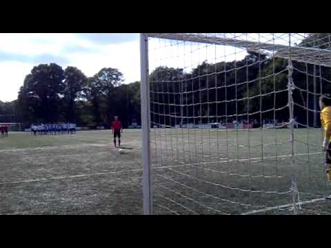 Mijn penalty bij VDZ 1 - Blauw-Wit 1