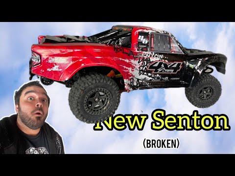 Broke our NEW BIG RC CAR!! Arrma Senton