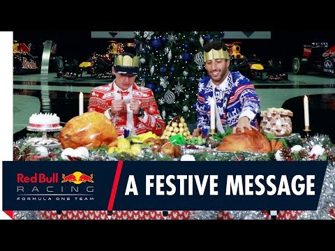 A Festive Message From Daniel Ricciardo and Max Verstappen
