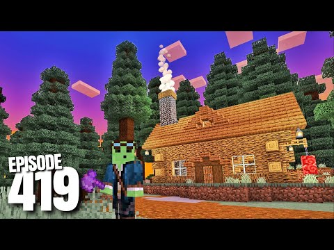 Hunter's Cabin! - Let's Play Minecraft 419