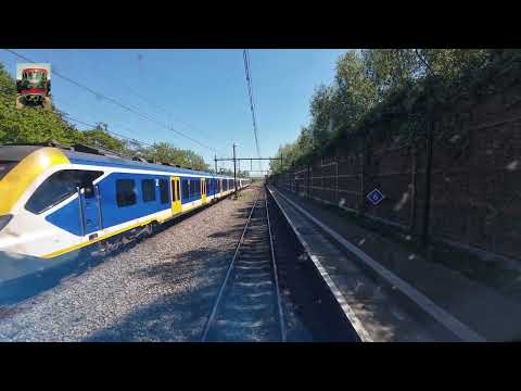 Meerijden met de machinist van Amsterdam naar Almere Oostvaarders.