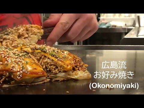 ¡Lo hice en un restaurante de teppanyaki! 2do elemento “Okonomiyaki al estilo Hiroshima” 1080p Full HD