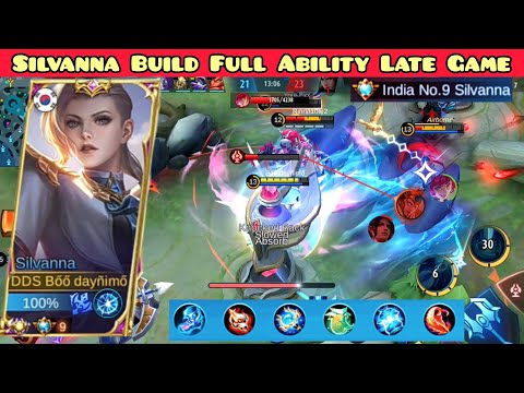 Silvanna Build Full Ability Late Game - Silvanna Best Build 2022 - Build Silvanna Boo Daynimo ~ MLBB