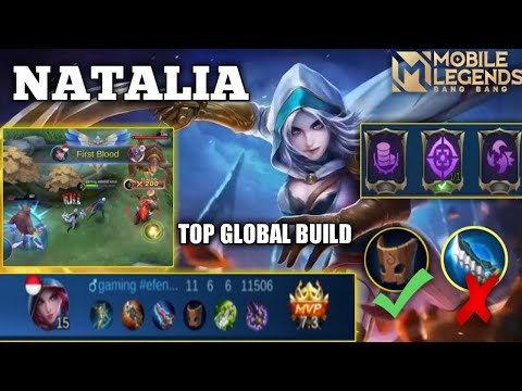 NATALIA GAMEPLAY - TOP GLOBAL NATALIA BEST BUILD MOBILE LEGENDS