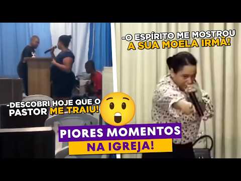 PIORES MOMENTOS NA IGREJA! #3 ⛪
