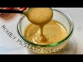 Four Ingredients Honey Mustard Dressing