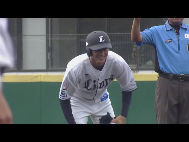 【ファーム】終盤に貴重な追加点!! ライオンズ・金子侑司 レフトオーバーの2点タイムリー!! 2024年7月13日 埼玉西武ライオンズ 対 オイシックス新潟アルビレックスBC