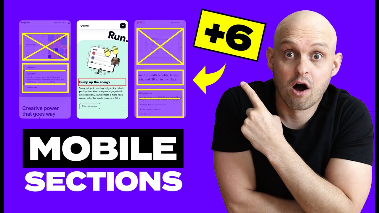 6 Mobile Section Layouts and Examples You Must See