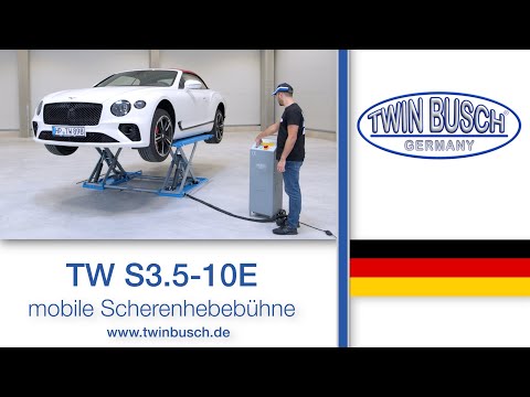 TW S3.5-10 E: Mobile Scherenhebebühne von TWIN BUSCH®