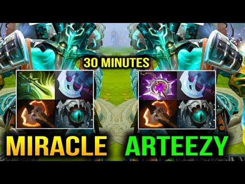 MIRACLE & ARTEEZY JUG 30 Minutes Items So Fast Farming Dota 2