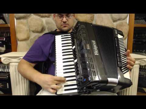8308 - Space Gray Roland FR-7 Digital Piano Accordion 41 120 Previous Version FR-7X FR-8X image 5