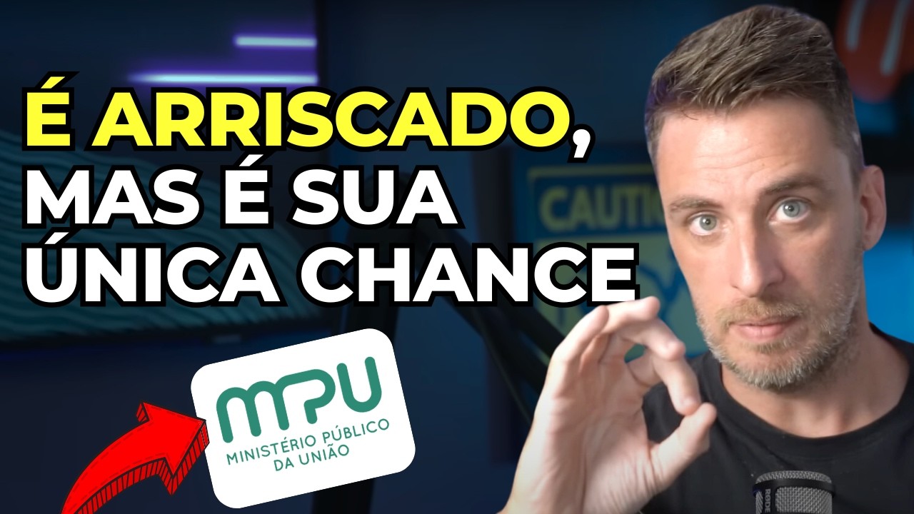 Eu FARIA ISSO para PASSAR NO MPU EM 100 DIAS (Técnico em Administração)