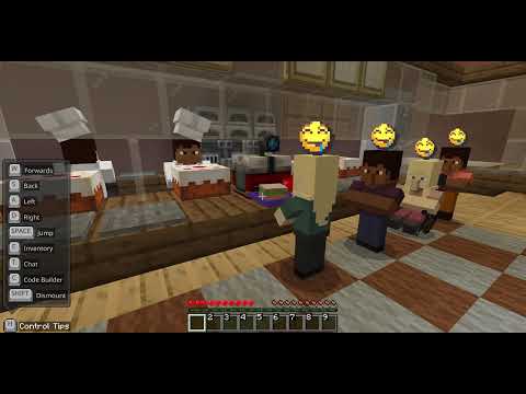 Generation AI 🤖 (how to complete all Block Coding) - Minecraft Education Hour of Code Tutorials💻