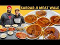 Sardarji Ka Desi Ghee Wala Saag Meat aur Chicken Curry from only Rs 70/- 😋😋 || Sabse Tasty Mutton 😋😋