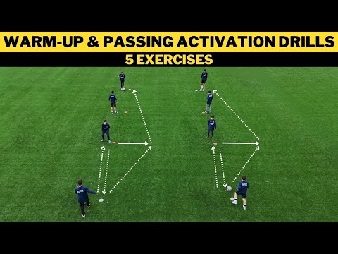 Warm-Up & Passing Activation Drills | 5 Exercises | Football/Soccer Training thumbnail