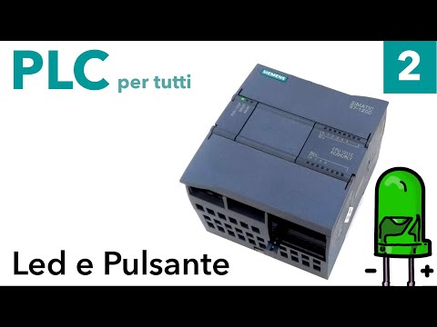 Reading an input and driving an output with Siemens S7-1200 PLC - PLC for all video 2