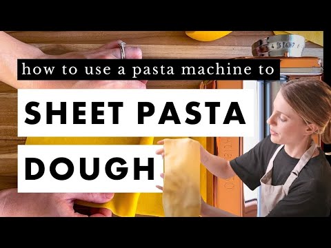 How to Sheet Pasta Dough Through a Hand-Cranked Pasta Machine