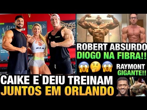 CAIKE E ANDREI DEIU TREINARAM JUNTOS - DIOGO SHAPE ATUAL - ROBERT ABSURDO  + RAYMONT, CBUM E MAIS