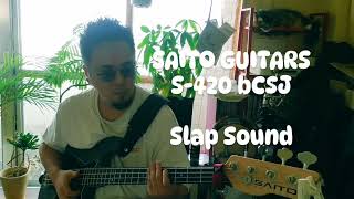 Video thumbnail for #SAITOGUITARS #S420bCSJ Slap Sound - Shotaro Tamaki by SAITO GUITARS