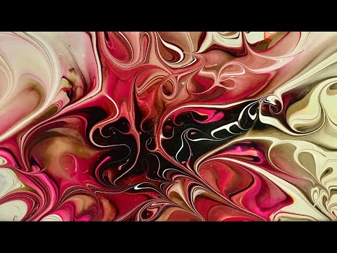 684 Modified Bloom  Acrylic Pouring ~ Fluid Art ~ Art By Susan King