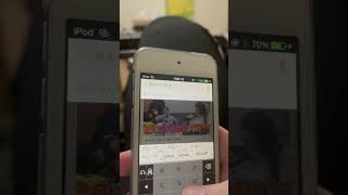 iPod touch 5でYouTubeをみてみた。