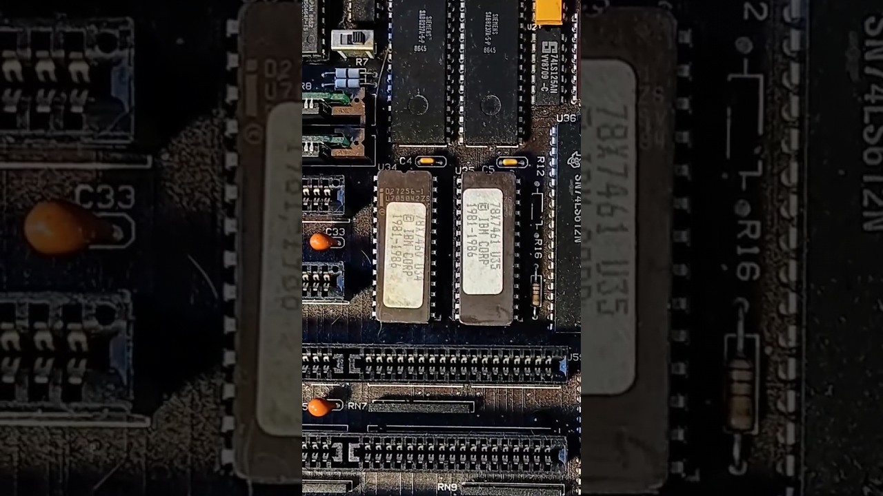 IBM deliberately made it impossible to upgrade your CPU in 1986! #BIOS #overclock #retro #vintage