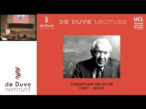 3rd de Duve Lecture - D. Sabatini: mTOR and lysosomes in growth control