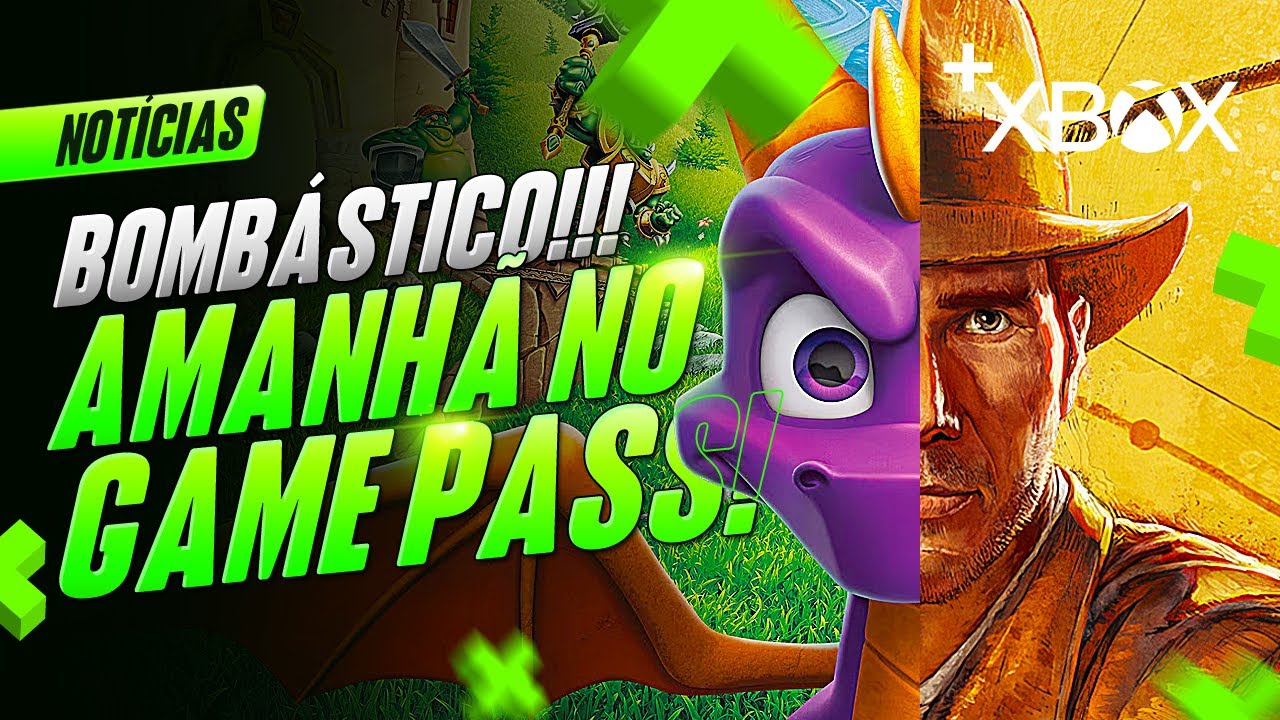 BOMBAAA! MAIS UM JOGO da ACTIVISION no GAME PASS, INDIANA JONES está INACREDITÁVEL no XBOX e MAIS!