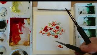 Anyone Can Paint This Easy Watercolor Flower Pot!