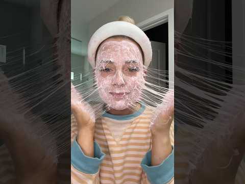 Trying the bubble gum cleanser #skincare #medicube