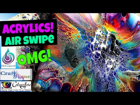 116. ABSTRACT 3D RAINBOW ART ACRYLIC POUR PAINTING | POUR PAINTING COMPILATION | JENN NEIL