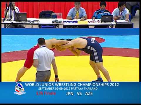 WORLD JUNIOR WRESTLING CHAMPIONSHIPS 2012_JPN VS AZE