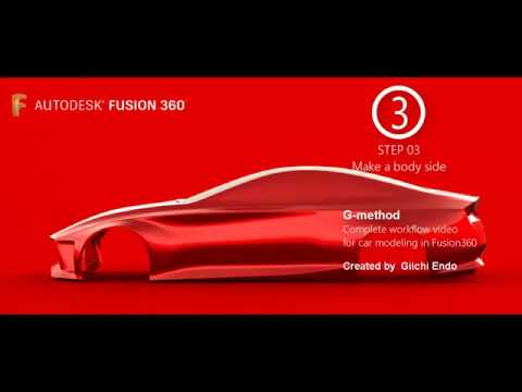 Car modeling in Fusin360  3/10 Make a body side
